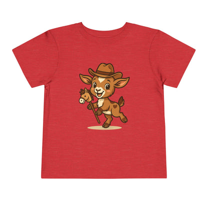 Toddler Rodeo Kid T-Shirt | Country Farm Style Baby Tee | Rustic Western Theme Shirt | Playful Animal Graphic Top | Fun Gift for Toddlers