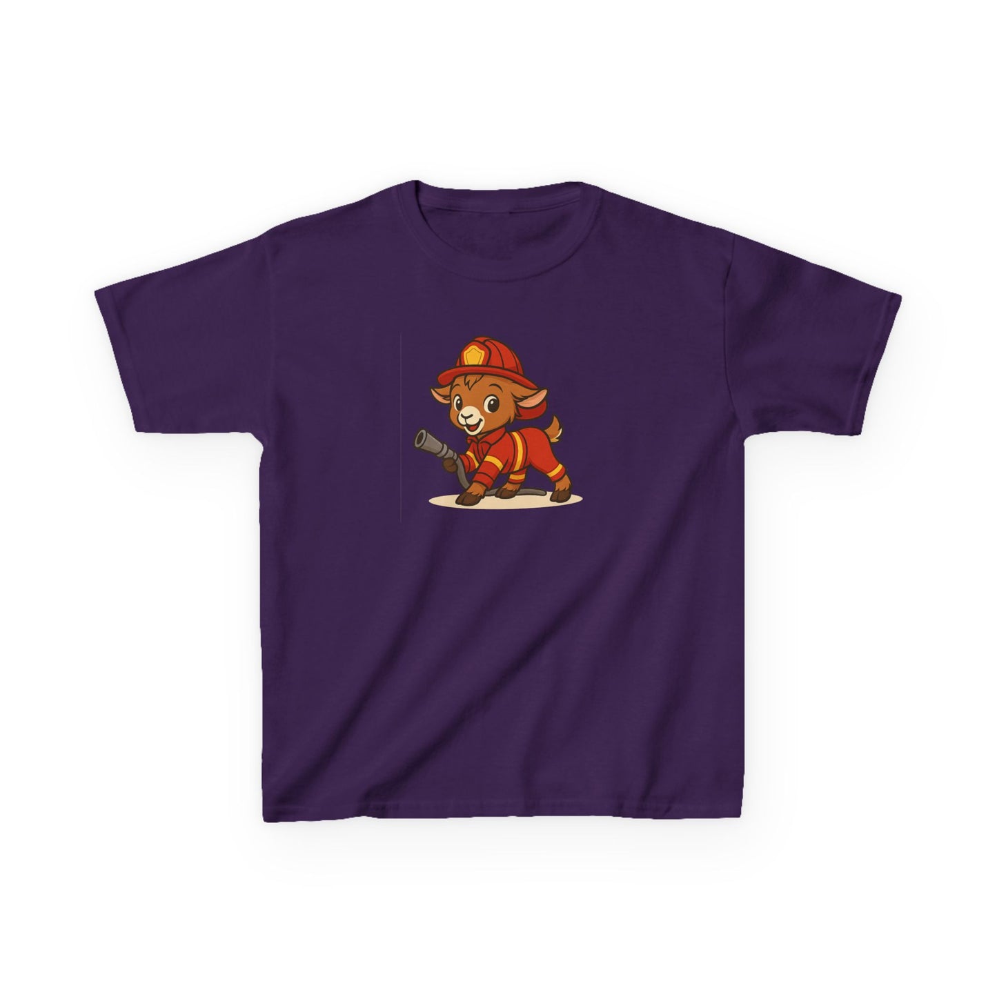 Youth Fireman Kid T-Shirt | Fun Kids Shirt | Cute Cartoon Tee | Birthday Gift for Kids | Fire Safety Awareness | Firefighter Kids T-Shirt