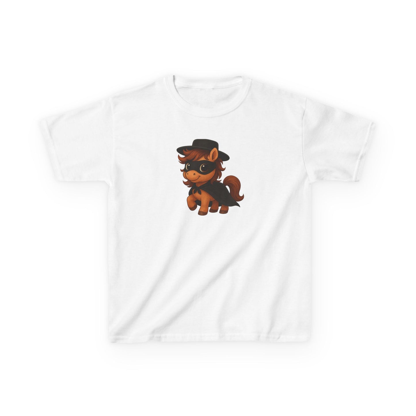 Youth Zorro Pony T-Shirt | Perfect for Birthdays | Playdates and Everyday Wear | Kids Apparel | Pony Lover Tee