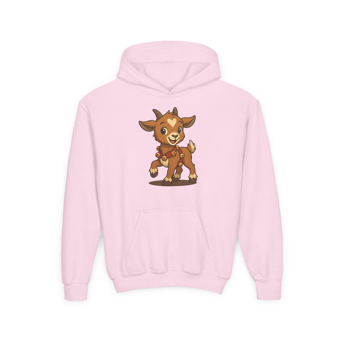 Youth Reindeer Kid Hoodie | Cute Cartoon Youth Pullover | Kids Cozy Hooded Sweatshirt | Holiday Clothing