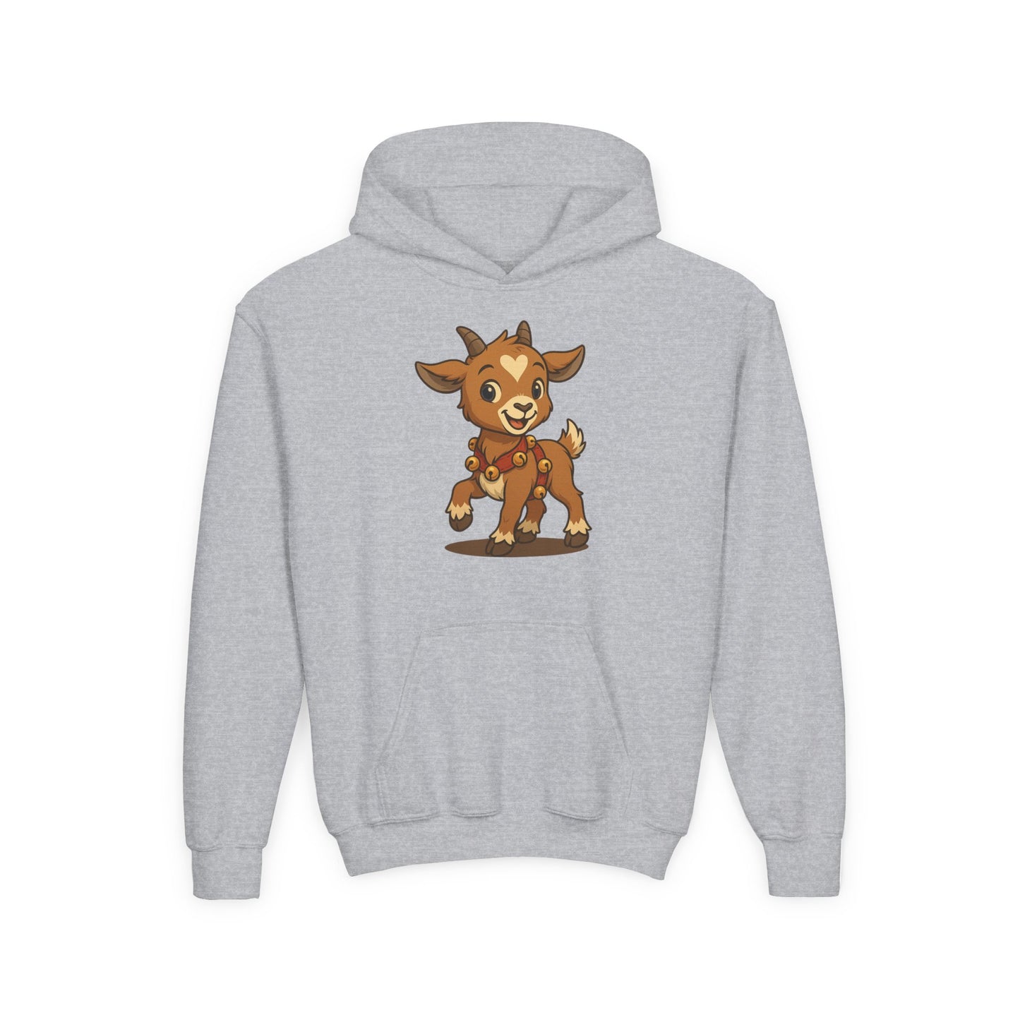 Youth Reindeer Kid Hoodie | Cute Cartoon Youth Pullover | Kids Cozy Hooded Sweatshirt | Holiday Clothing