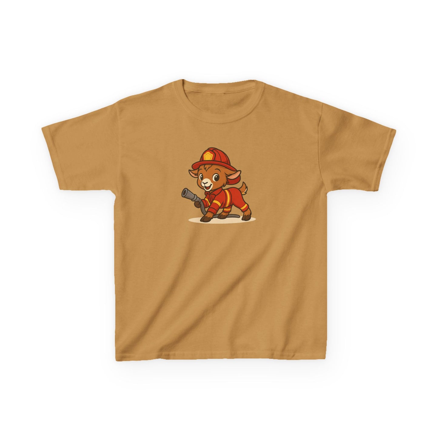 Youth Fireman Kid T-Shirt | Fun Kids Shirt | Cute Cartoon Tee | Birthday Gift for Kids | Fire Safety Awareness | Firefighter Kids T-Shirt