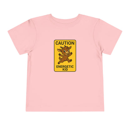 Toddler Energetic Kid T-Shirt | Funny Baby Shirt | Birthday Gift | Playful Tee for Toddlers | Summer Outfit Wear