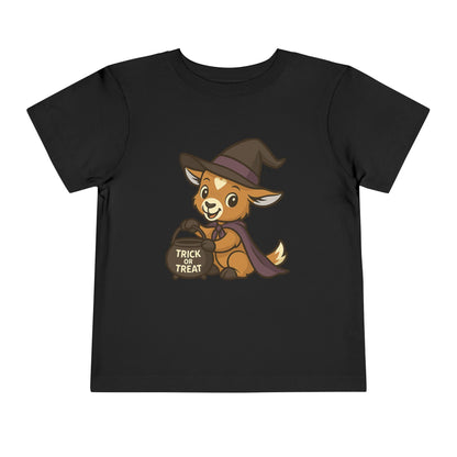 Toddler Halloween 1 - Witchy Trick or Treat Kid T-Shirt | Cute Toddler Halloween T-Shirt | Exclusive HorsePlay Gifts Art