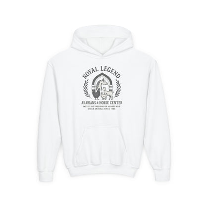 Youth Vintage Royal Legend Hoodie | Horse Lover Gift | Equestrian Hooded Sweatshirt | Kids Hoodie