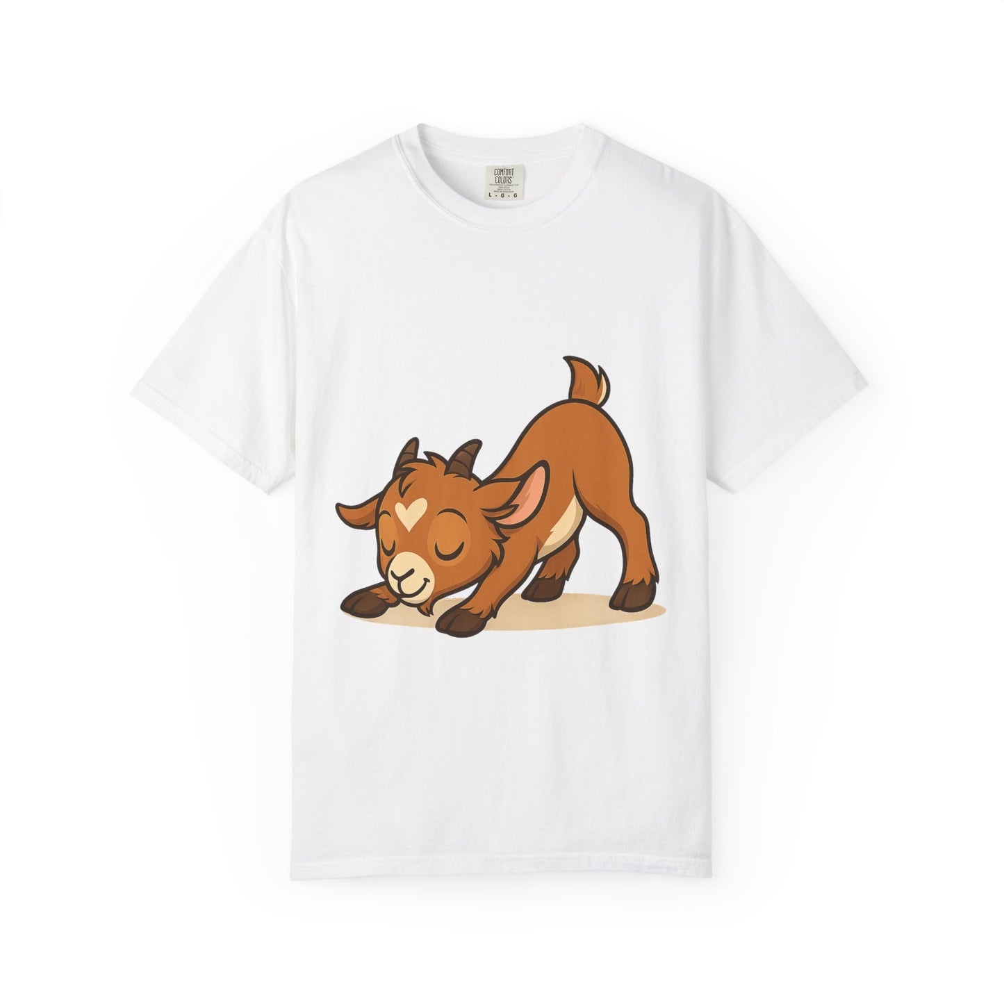 Yoga Kid Crew Neck T-Shirt, Animal Lover Shirt, Funny Unisex T-Shirt, Gift for Adults, Farm Themed Apparel, Everyday Casual Wear