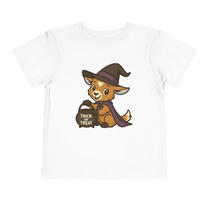 Toddler Halloween 1 - Witchy Trick or Treat Kid T-Shirt | Cute Toddler Halloween T-Shirt | Exclusive HorsePlay Gifts Art