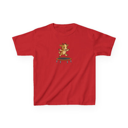 Youth Bouncy Kid T-Shirt | Fun Kids Cotton Shirt | Birthday Gift for Kids | Trampoline Lover Tee | Cute Animal Tee