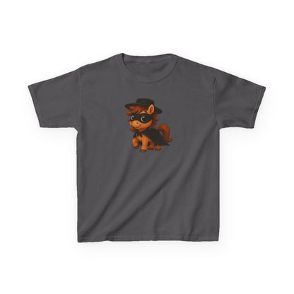 Youth Zorro Pony T-Shirt | Perfect for Birthdays | Playdates and Everyday Wear | Kids Apparel | Pony Lover Tee