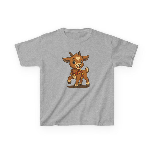 Youth Reindeer Kid T-Shirt | Kids Graphic Tee | Cute Cartoon Shirt for Children | Farm Animal Kid’s Tee