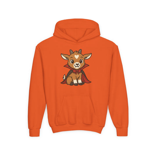 Youth Halloween 2 - Vampire Kid Hoodie | Kids Farm Animal Sweatshirt | Playful Baby Kid Apparel | Cozy Children's Hoodie