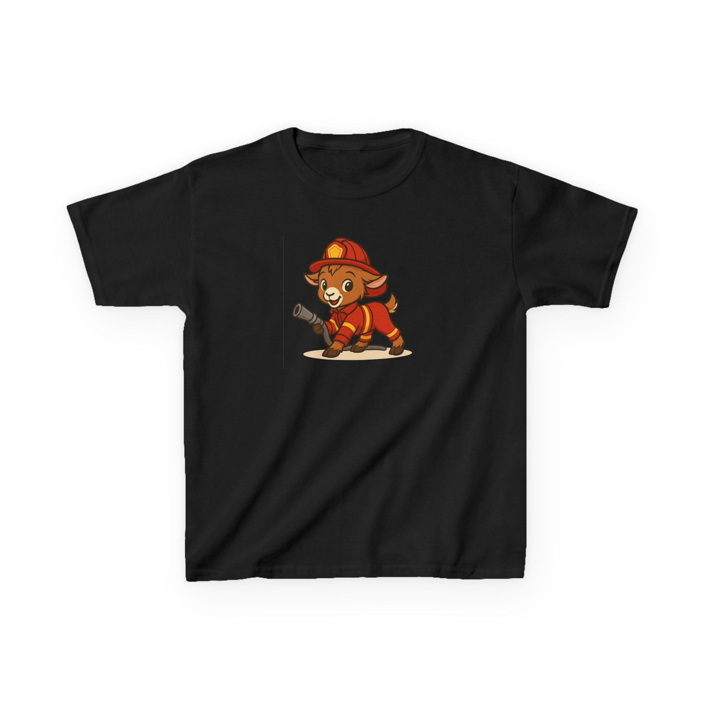Youth Fireman Kid T-Shirt | Fun Kids Shirt | Cute Cartoon Tee | Birthday Gift for Kids | Fire Safety Awareness | Firefighter Kids T-Shirt
