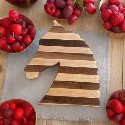 Braided Horse Head Charcuterie Board