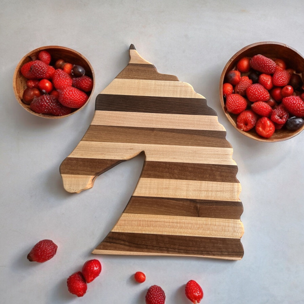 Braided Horse Head Charcuterie Board